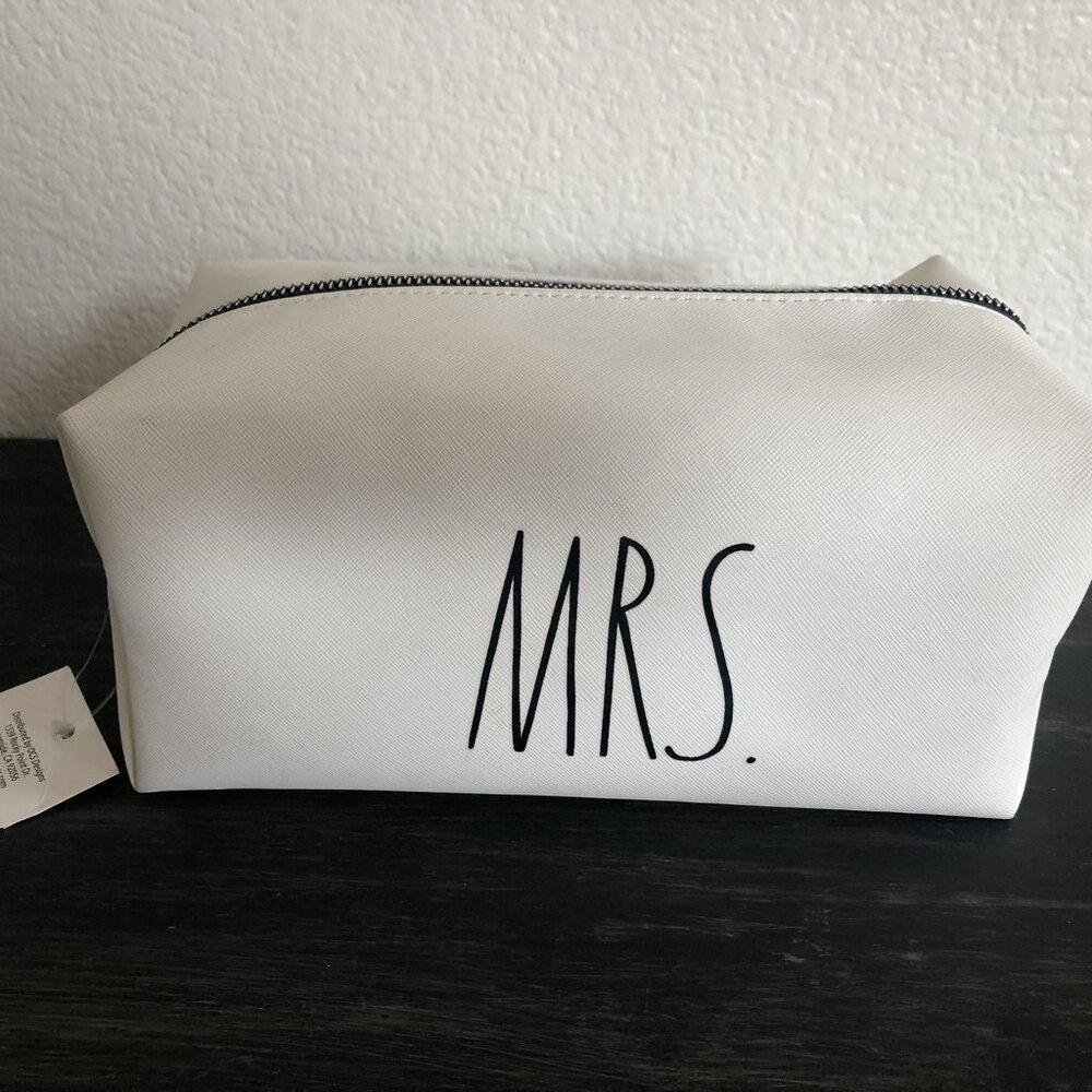 NWT Rae Dunn Mrs. Cosmetic Pouch/Bag OS